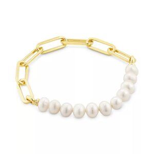 NWT Kendra Scott Pearl and Chain Bracelet